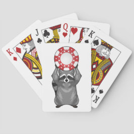 Racoon Poker Poker chip Casinokort