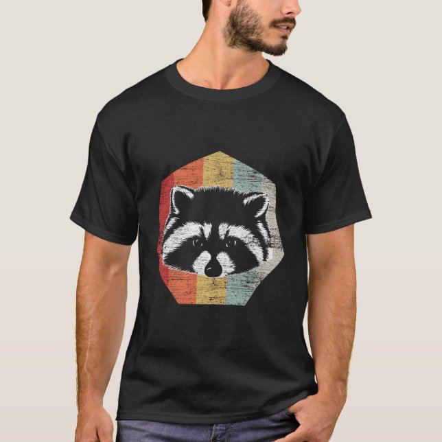 Racoon Raccoon Sopor Panda T Shirt (Framsida)