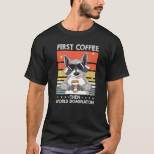 Racoon Sunglasses Wildlife Animal Racoon T Shirt