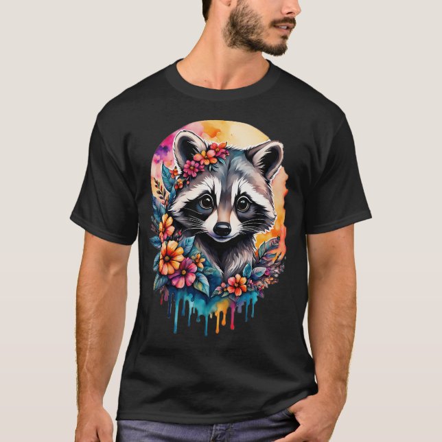 Racoon T Shirt (Framsida)