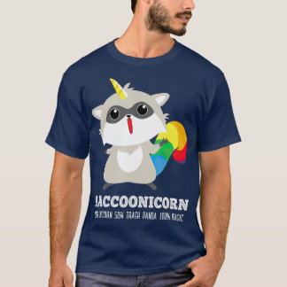 Racoonicorn Funny Trash Panda Raccoon Unicorn T Shirt