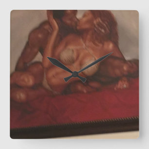 Racquel Evans Wall Clock Fyrkantig Klocka