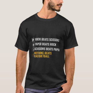 Racquet Boll Ingenting Beats Racquetball Racquetba T Shirt