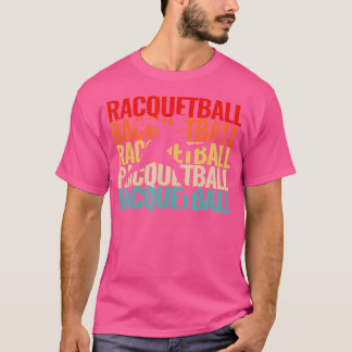 Racquet Sport and Team Sport Boys Racquetball Funn T Shirt