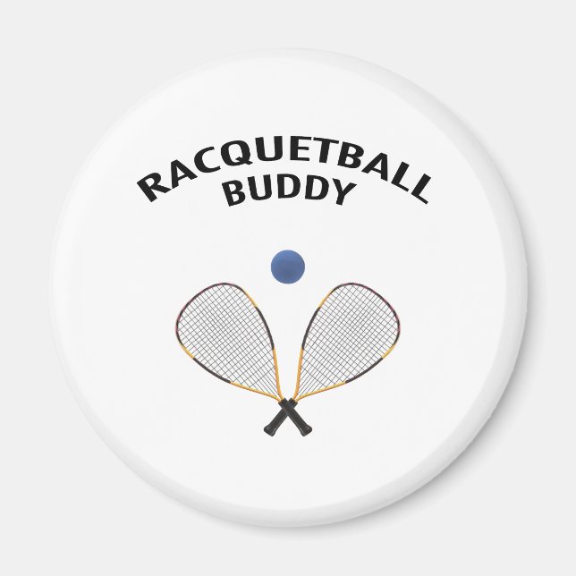 Racquetball Buddy Magnet (Framsidan)