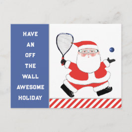 Racquetball julkort - Helgdag Helg Vykort