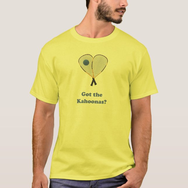 Racquetball Kahoonas Tee Shirt (Framsida)