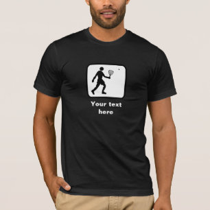 Racquetball Logotyp - Anpassade Tee Shirt