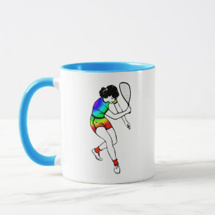 Racquetball Player Mugg