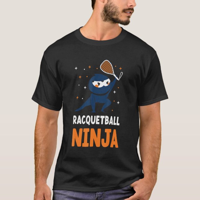 Racquetball Player Racquetball Squad Paddleball T Shirt (Framsida)