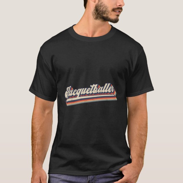 Racquetball Player Racquetball T Shirt (Framsida)