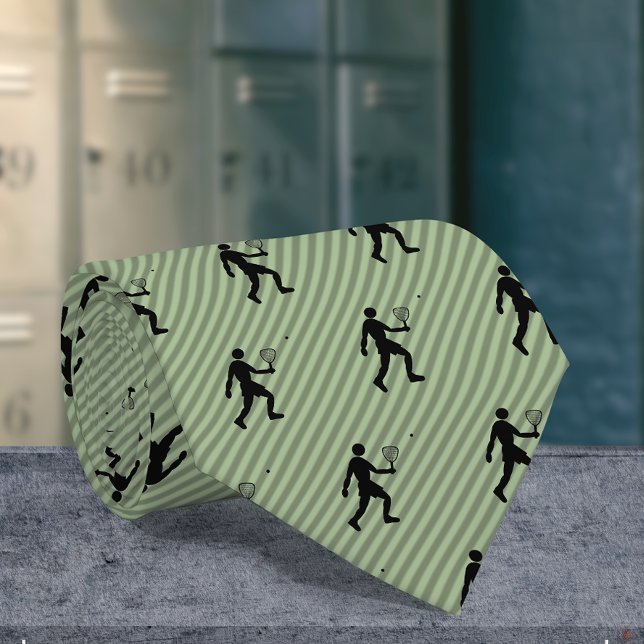 Racquetball Player Silhouette - Diagonal Rand Slips (Skapare uppladdad)
