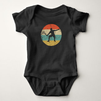 Racquetball Player Silhouette Retro Sports T Shirt