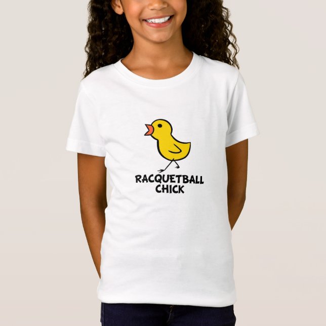 RacquetballchickT-tröja Tröja (Framsida)