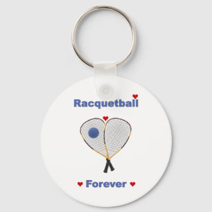Racquetballför evigt nyckelring