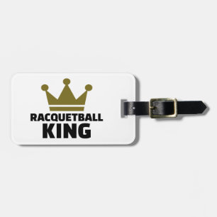 Racquetballkung Bagagebricka