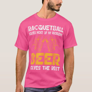 Racquetballspelare Rolig Racquet Boll Sport Öl T Shirt