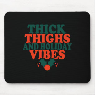 Rad4 Tjock Thighs Helgdag Vibes God jul-familjen Musmatta