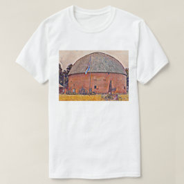 Rad 66 Arcadia Round Barn Oljemålning T Shirt