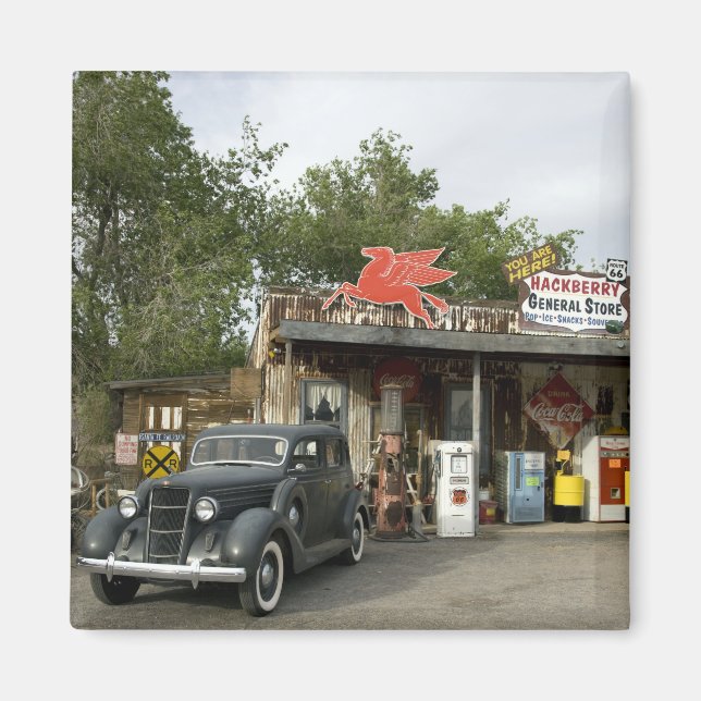 Rad 66 General Store & Gas Station Magnet (Framsidan)