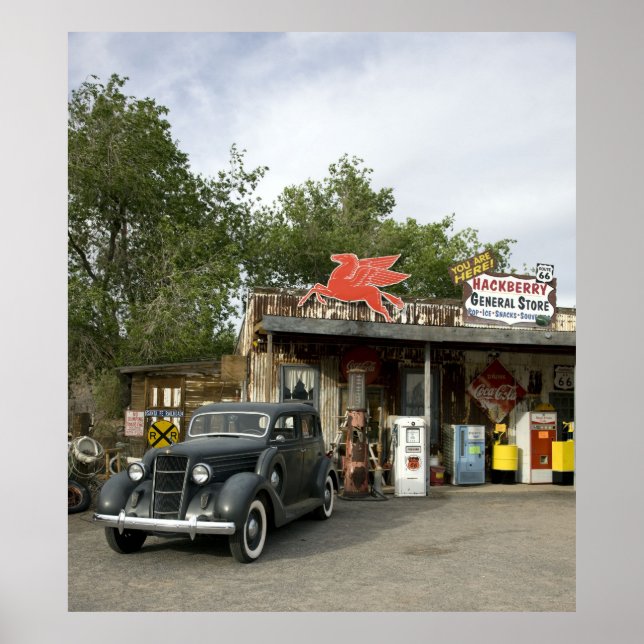 Rad 66 General Store & Gas Station Poster (Framsidan)