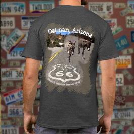 Rad 66 Oatman AZ Burros på gatubaksida T Shirt