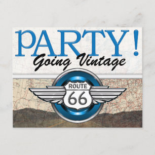 Rad 66 - Vintage bilar- Inbjudningar
