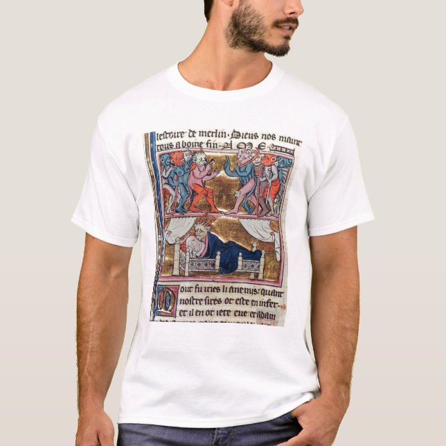 Råd av demoner, från 'l'Histoire de Merlin' T-shirt (Framsida)