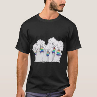 Rad av försvarare Pojke flicka T Shirt
