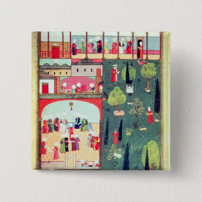 Råd av minister   på den Topkapi slotten Knapp (Framsida)