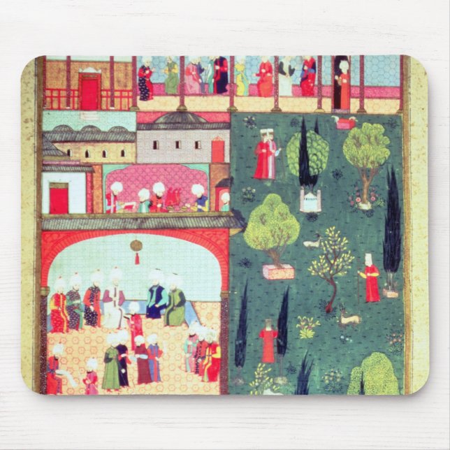 Råd av minister   på den Topkapi slotten Musmatta (Framsidan)