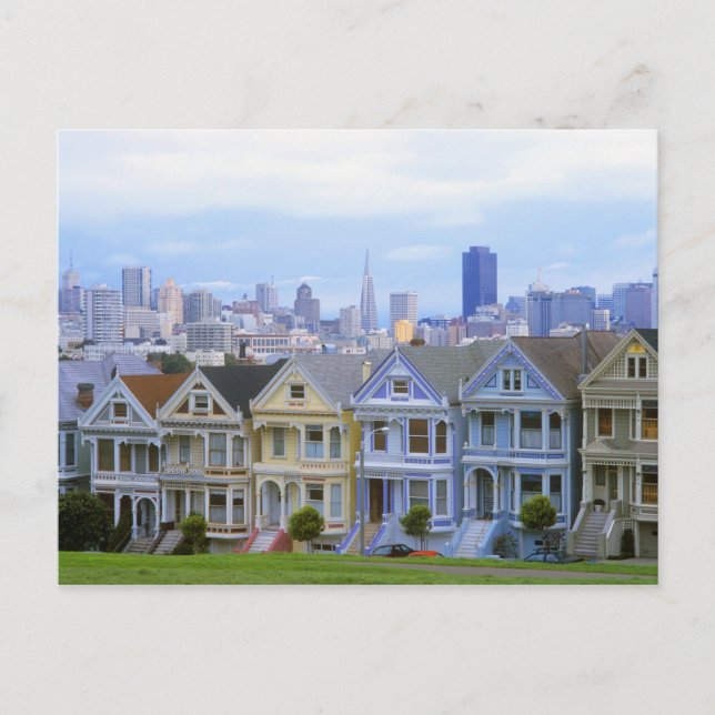 Rad av viktorianska hem vykort (Framsida)