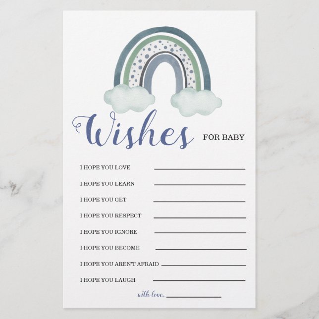 Råd Blue Pojke Shower Game (Framsida)