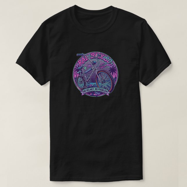 Rad BMX 80-tals grafik T-shirt (Design framsida)