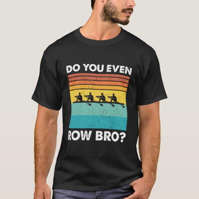 Rad bro Crew Rwing T Shirt (Framsida)