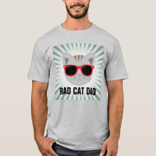 RAD CAT PAPPA Sunglass Cat T Shirt
