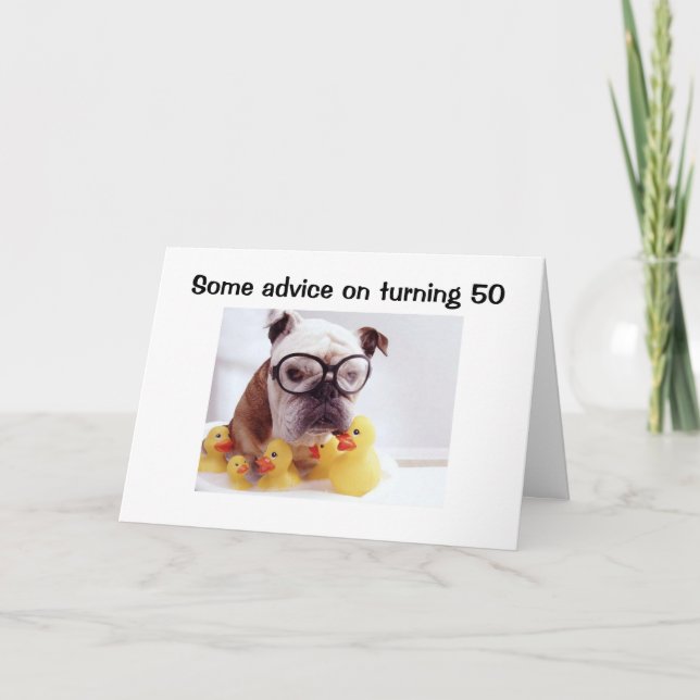 RÅD FÖR ATT BLI 50 KORT (Framsida)