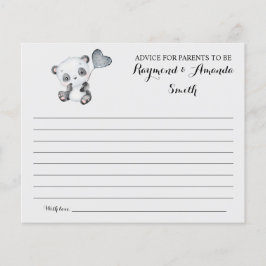 Råd för babyvykort för Mamma & Pappa Flygblad