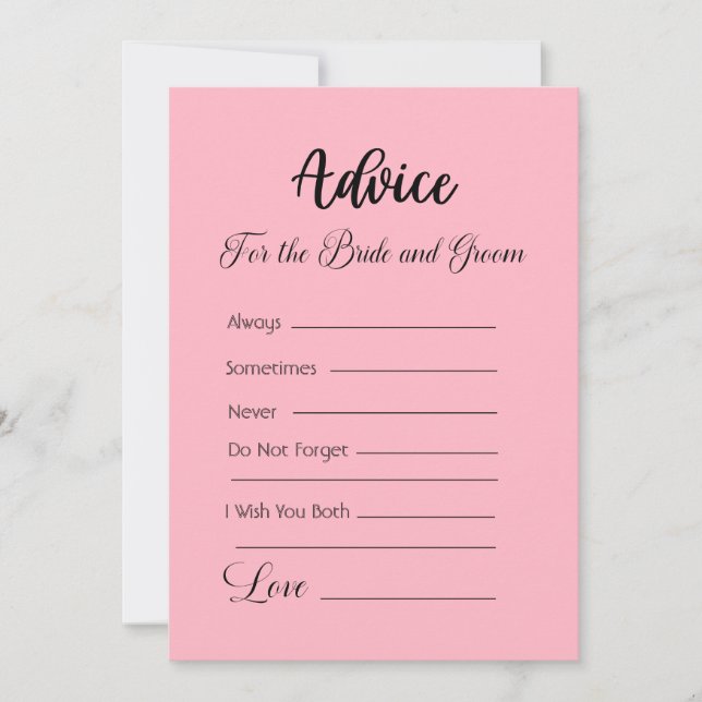 Råd för Blommarna för "Bride and Groom Cherry" Inbjudningar (Framsida)