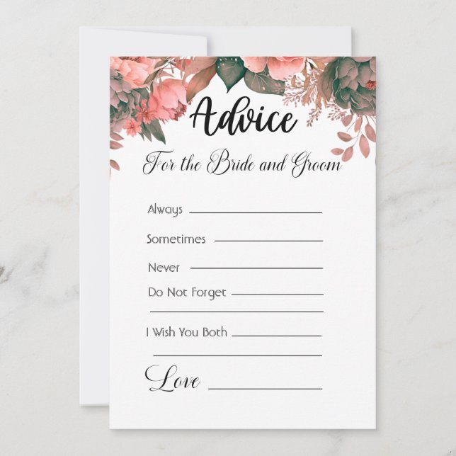 Råd för Blommigten för Grönt i grader och rum Inbjudningar (Framsida)