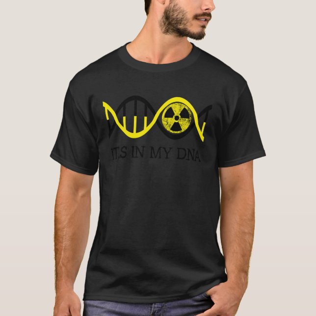  Rad för bortfall av kärnstrålning DNA-Tjernobyl T Shirt (Framsida)