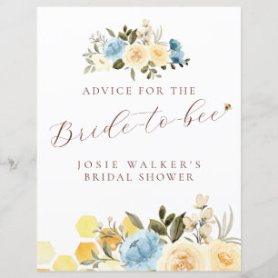 Råd för Bride to Bee Sign