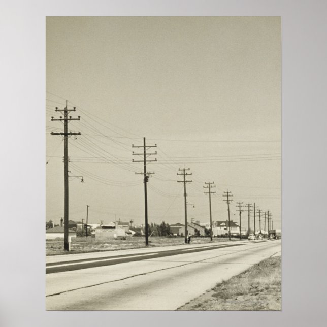 Rad för elpolacker poster (Framsidan)