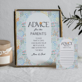 Råd för föräldraskyltans babyvisningsdecor poster