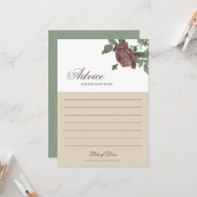 Råd för kortet mamma Burgundy Blommigt Guld