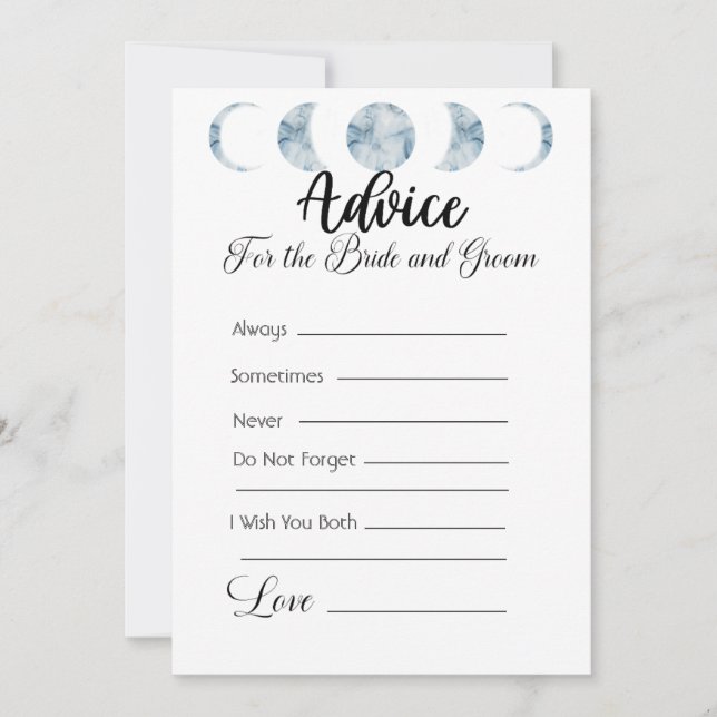 Råd för Lilan av Bleken i groom och under jord Inbjudningar (Framsida)