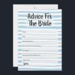 Råd för ljusskygg spelblåvit<br><div class="desc">Blå och vit Möhippa Rådsspel för bruden. Det vita vågrät rand.</div>