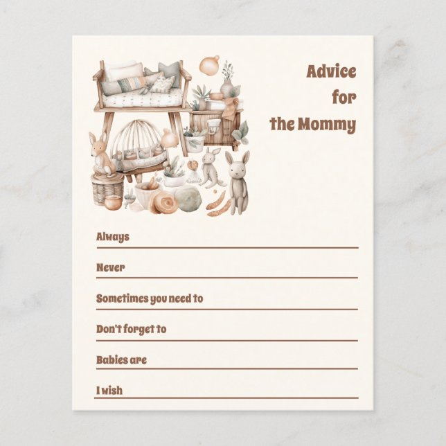 Råd för mamma babydusch (Framsida)