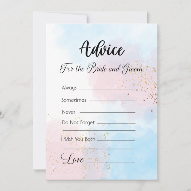 Råd för Rosa av brudgummen och brudgummen Inbjudningar (Framsida)