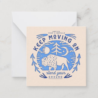 Råd från en buffalo anteckningskort